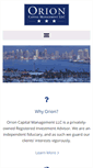 Mobile Screenshot of orioncapitalmgmt.com